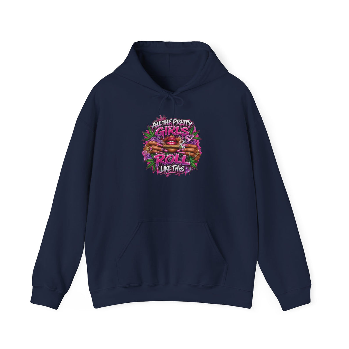 Girls Who Rock Roll Skate Hoodie | Retro Neon Skate Graphic