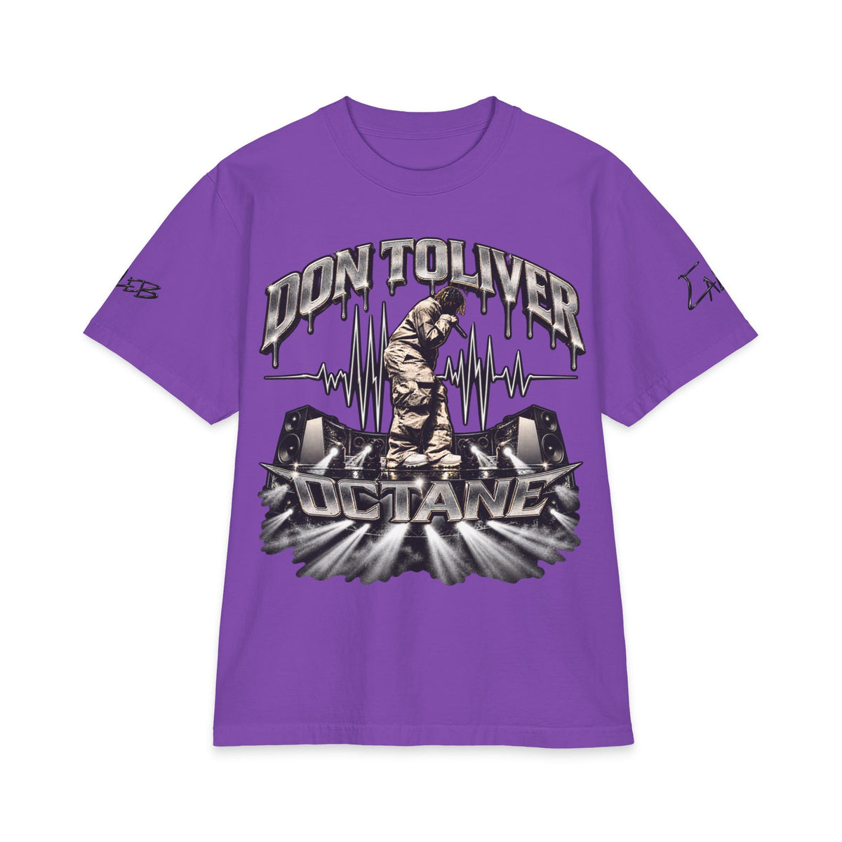 Don Toliver Octane Tour T-Shirt | Rapper Portrait, Sound System Graphics