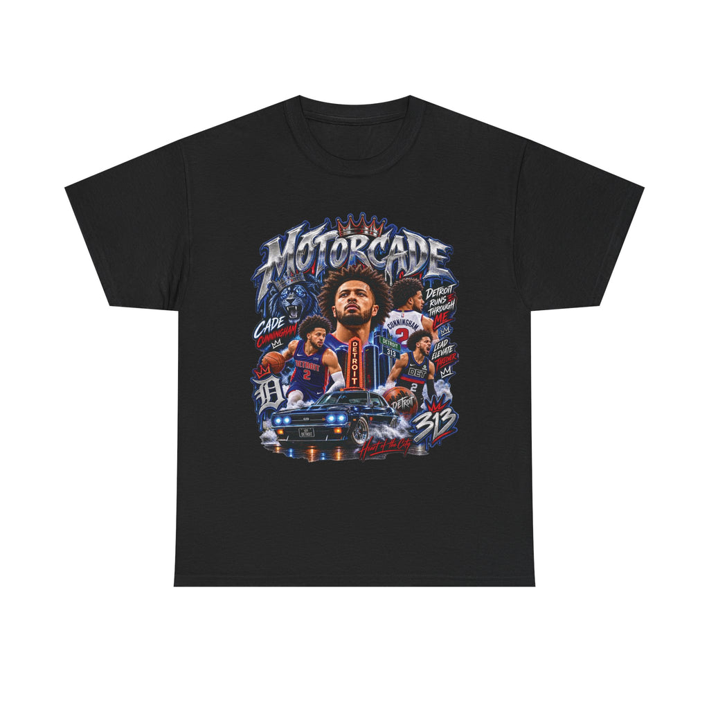 Motorcade Graphic Tee | Vintage Car Rally Illustration