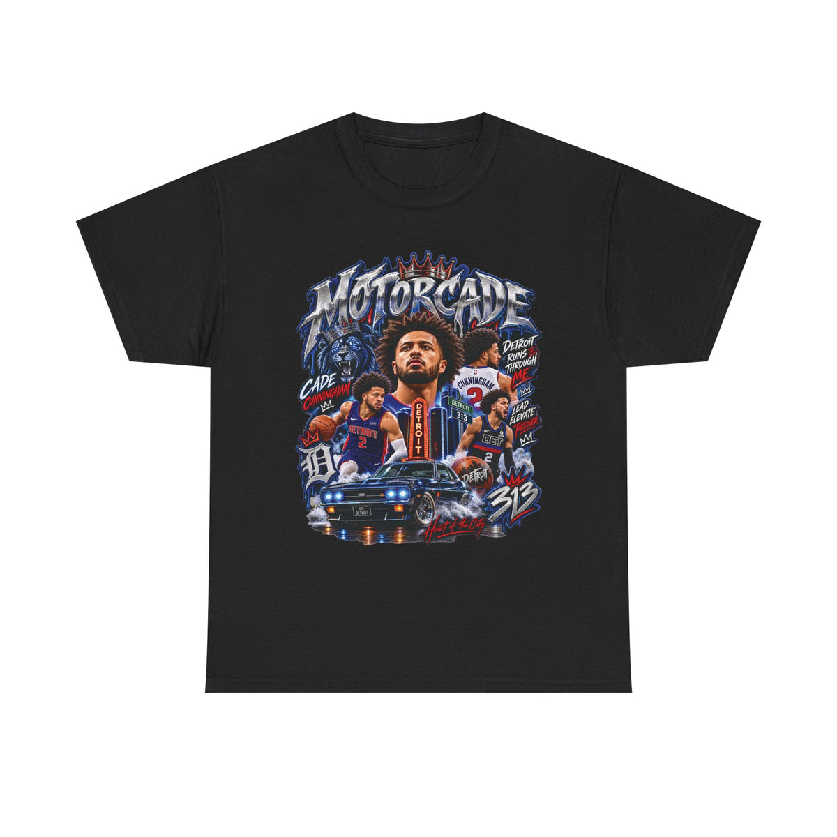 Motorcade Graphic Tee | Vintage Car Rally Illustration