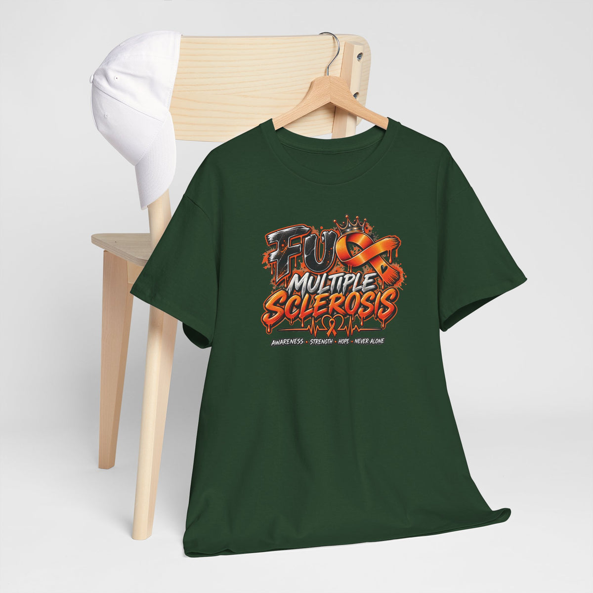 Fight Multiple Sclerosis T-Shirt | MS Awareness Ribbon, Neurology Support
