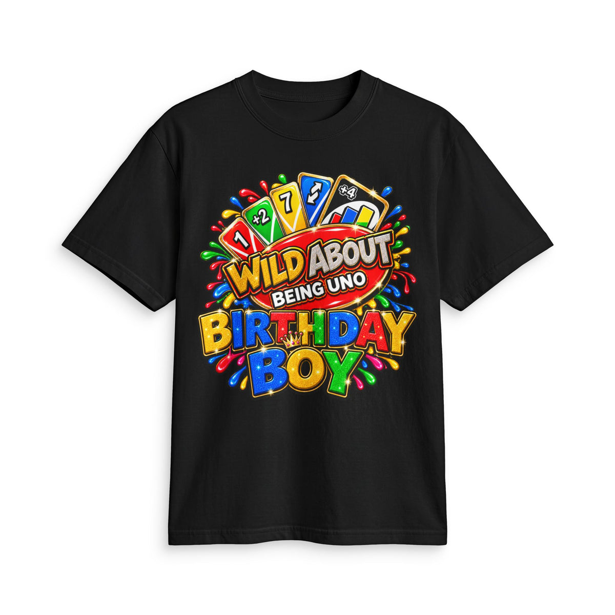 Wild About Being Uno Birthday Boy T-Shirt | Custom Name & Age