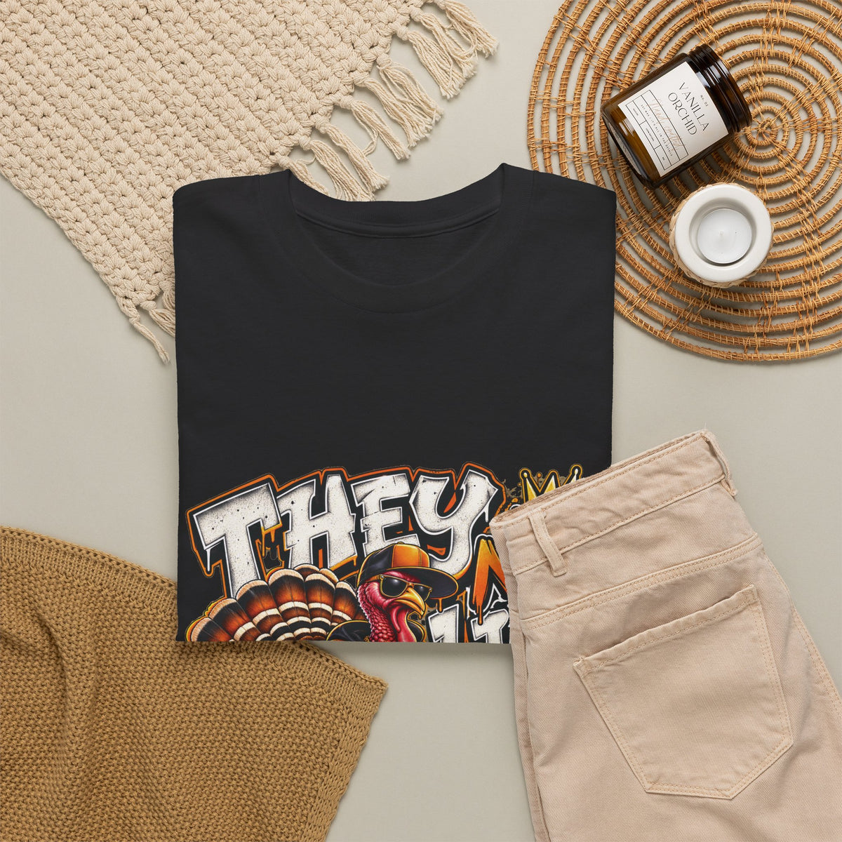 They Not Like Us Turkey Tee | Streetwear Thanksgiving Graphic Shirt