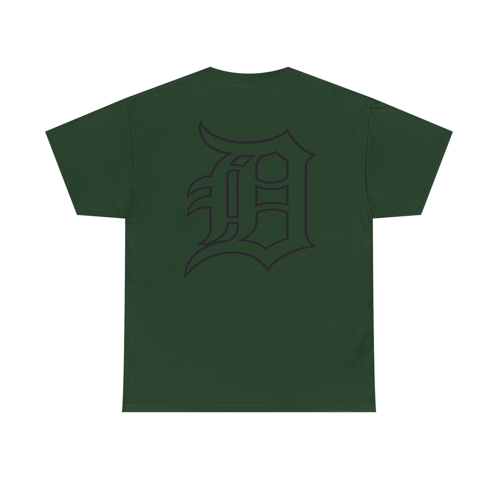 Detroit Hockey Player Graphic Tee | Metro Skyline, Winged Mascot