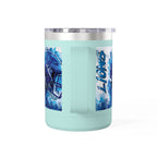 Blue Football Helmet Lions mug | 15oz Tumbler