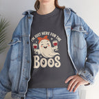 Rosie Ghost with Wine Boos T-Shirt | Halloween Wine Lover Tee