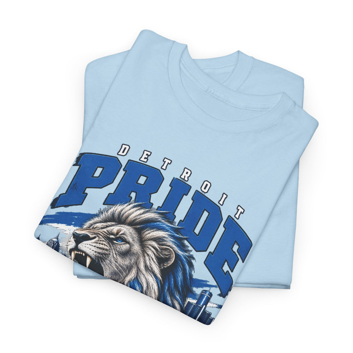 Detroit Pride Comes Before the Fall Lion Graphic T-Shirt