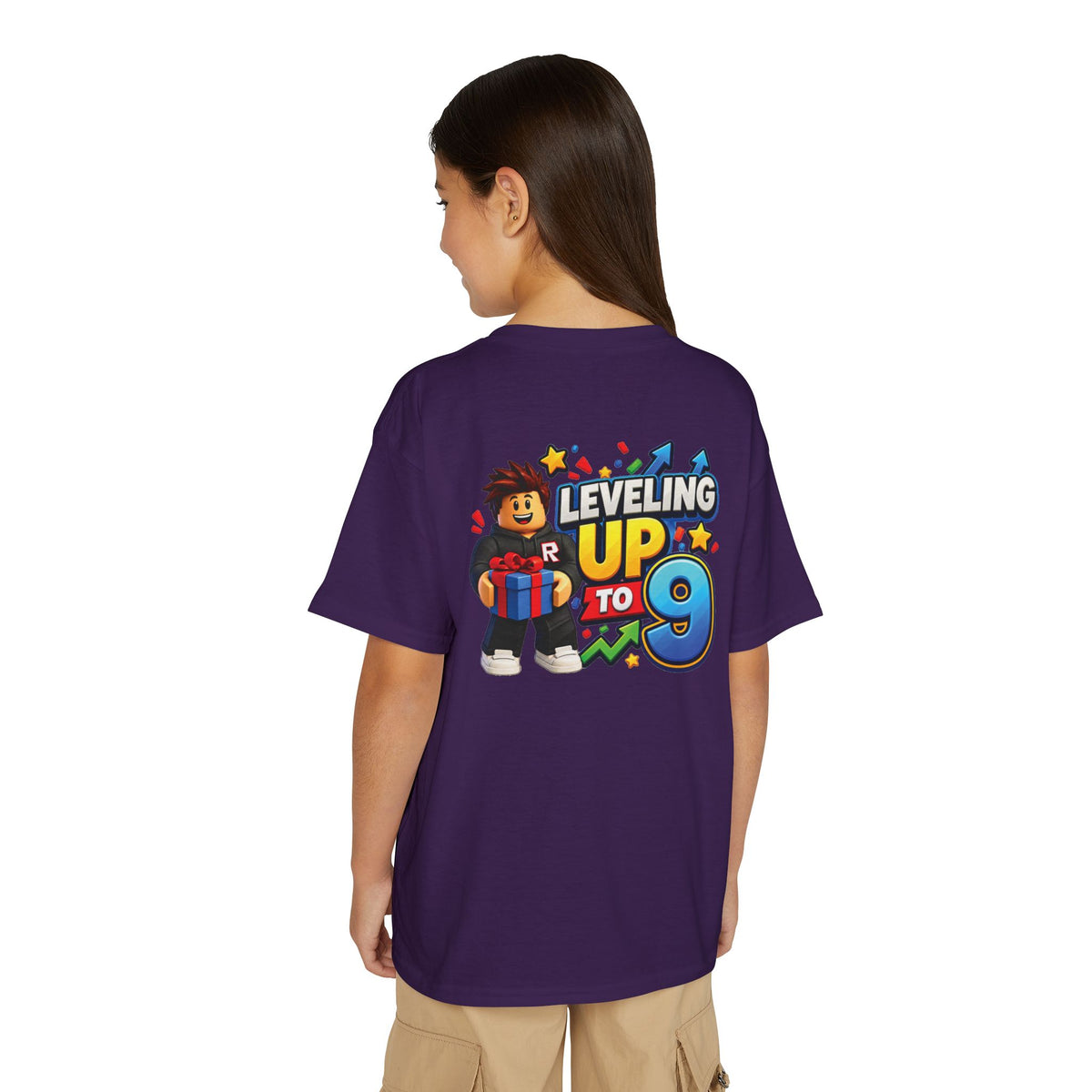 Roblox Birthday Leveling Up 9 Youth T-Shirt