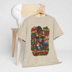 Melanated Made Rooted Grace T-Shirt | Celebrating Me graphic tee