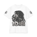 10 Years of 6lack Tour graphic T-Shirt | Number 6 back design