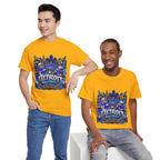 Detroit Football Graphic Tee | City Skyline, Players, Lions-Inspired Design