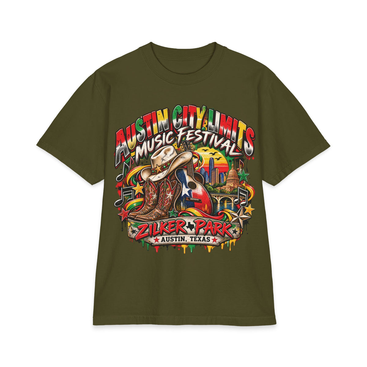Austin City Limits Music Festival T-Shirt | ACL Zilker Park Lineup Tee