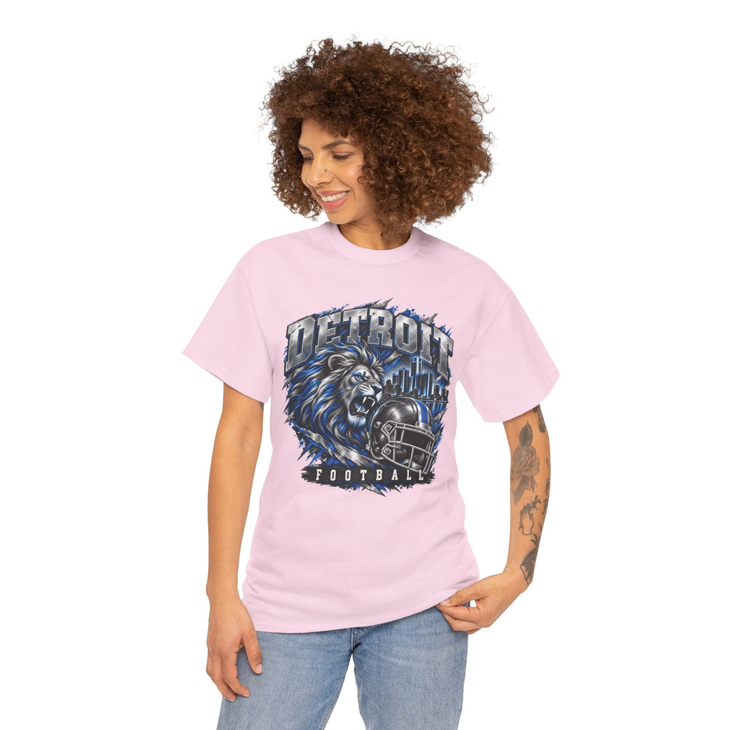 Detroit Football Lion Graphic Tee