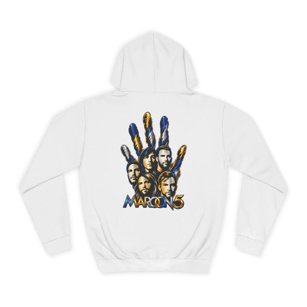 Maroon 5 Band Portrait Handprint Hoodie | Music Band Pullover