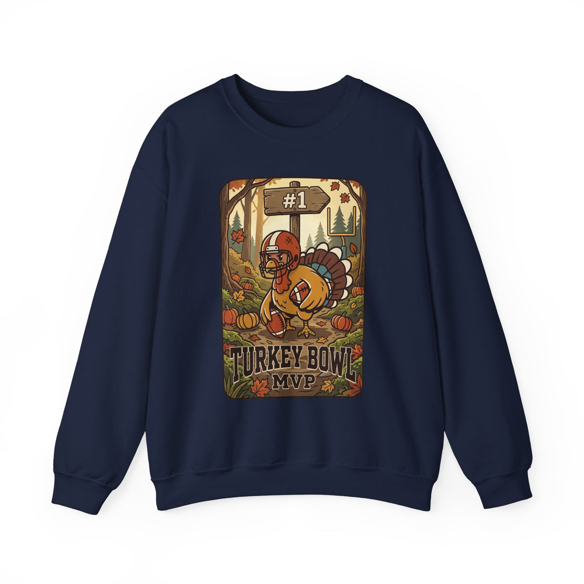 Turkey Bowl MVP Sweatshirt | Thanksgiving Football Turkey