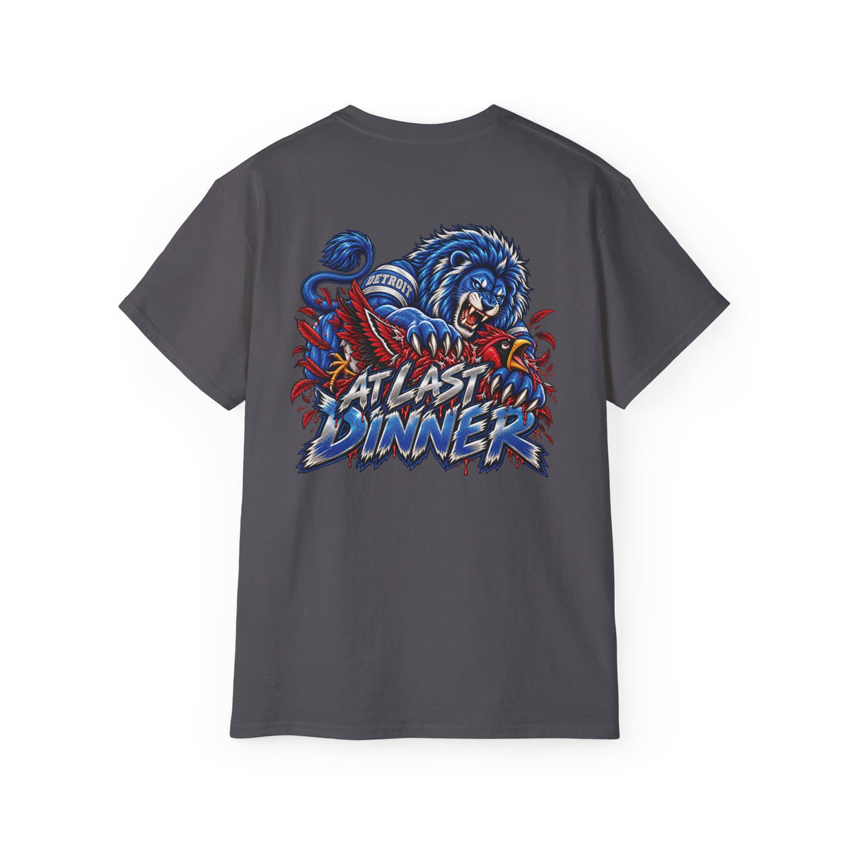 Detroit vs Arizona Rivalry Graphic Tee | Lions vs Cardinals Illustration, Bold Lettering