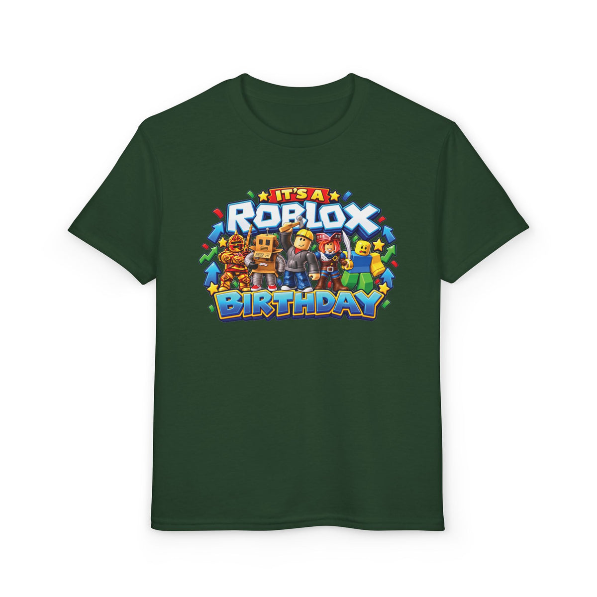Roblox Birthday Leveling Up to 10 Youth T-Shirt