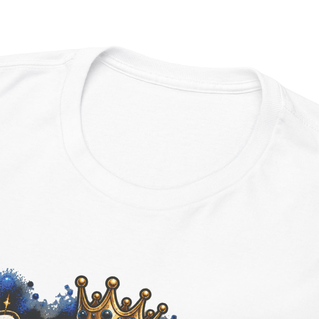 Raised On Old School Hip Hop T-Shirt | Retro Boombox Sneakers Crown Design