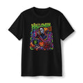 Halloween Michael Myers Collage Tee | Retro Horror Pumpkin Mask Slasher