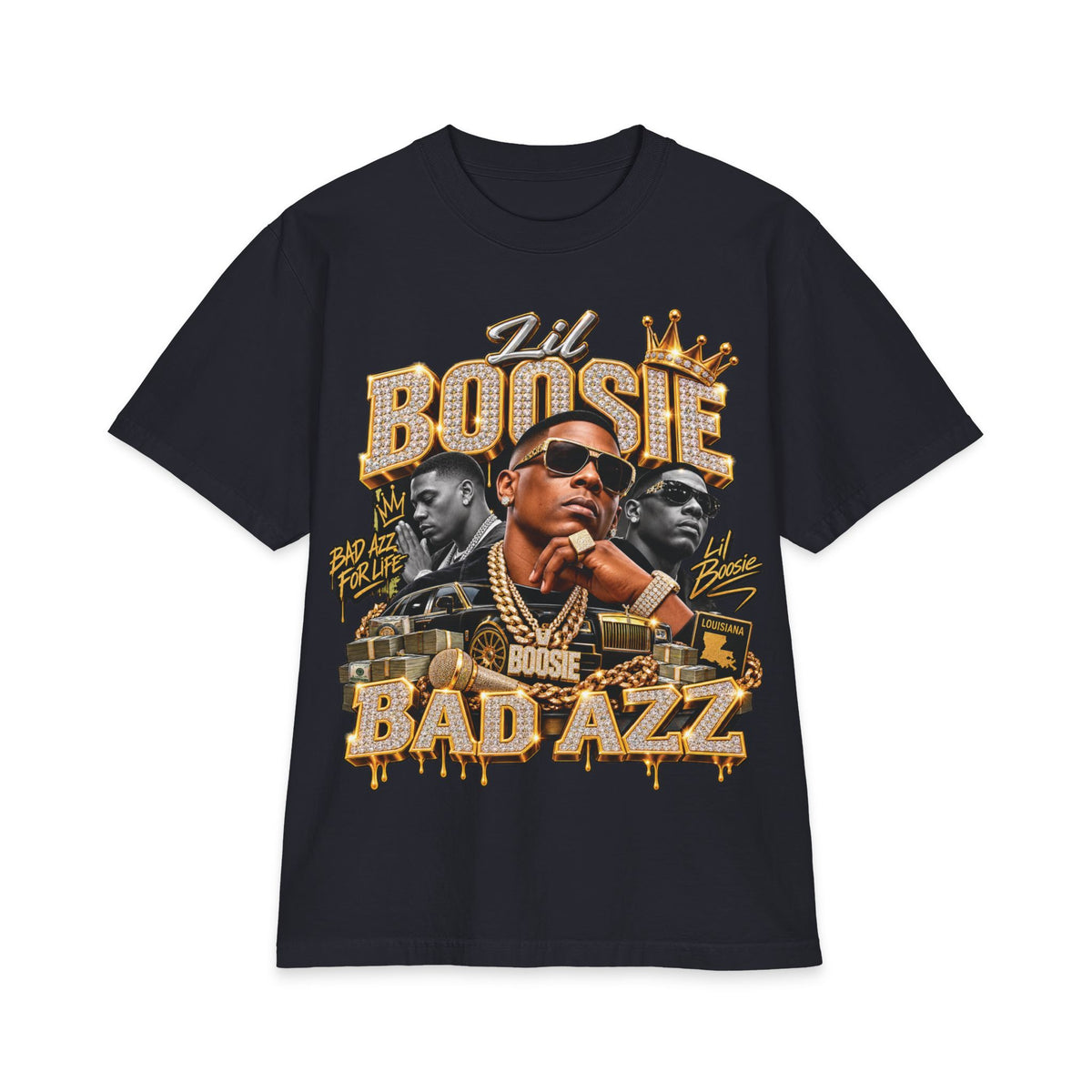 Bad Azz Rap Portrait T-Shirt | Hip Hop Graphic Tee
