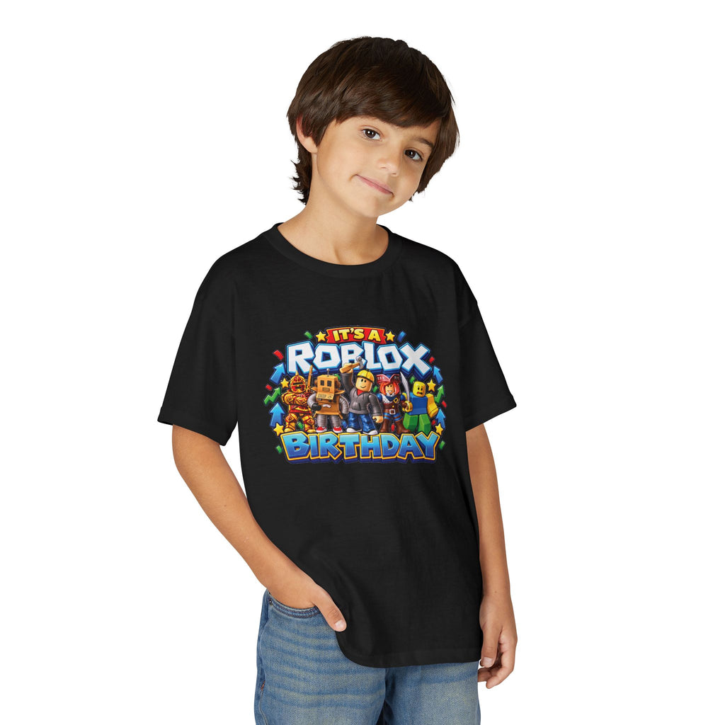 Roblox Birthday “Leveling Up to 5” Youth T-Shirt