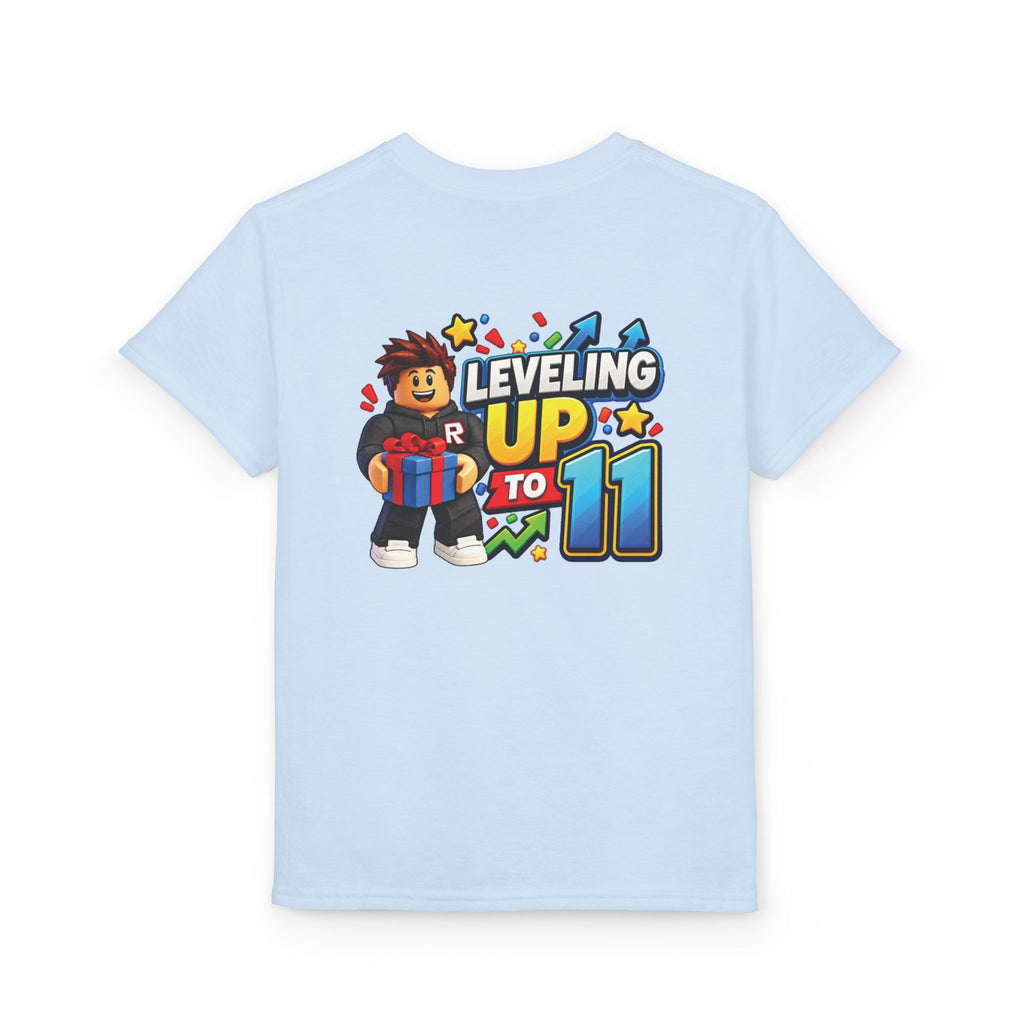 Roblox Birthday Leveling Up to 11 Youth T-Shirt