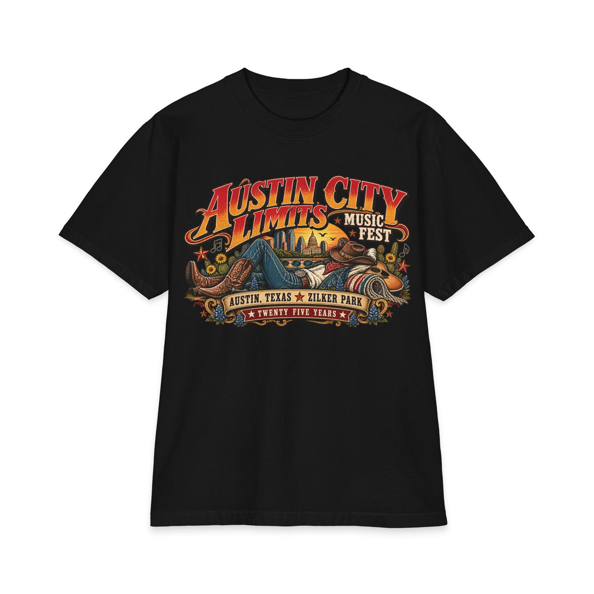 Austin City Limits Festival T-Shirt | Austin Texas Zilker Park Music Tee
