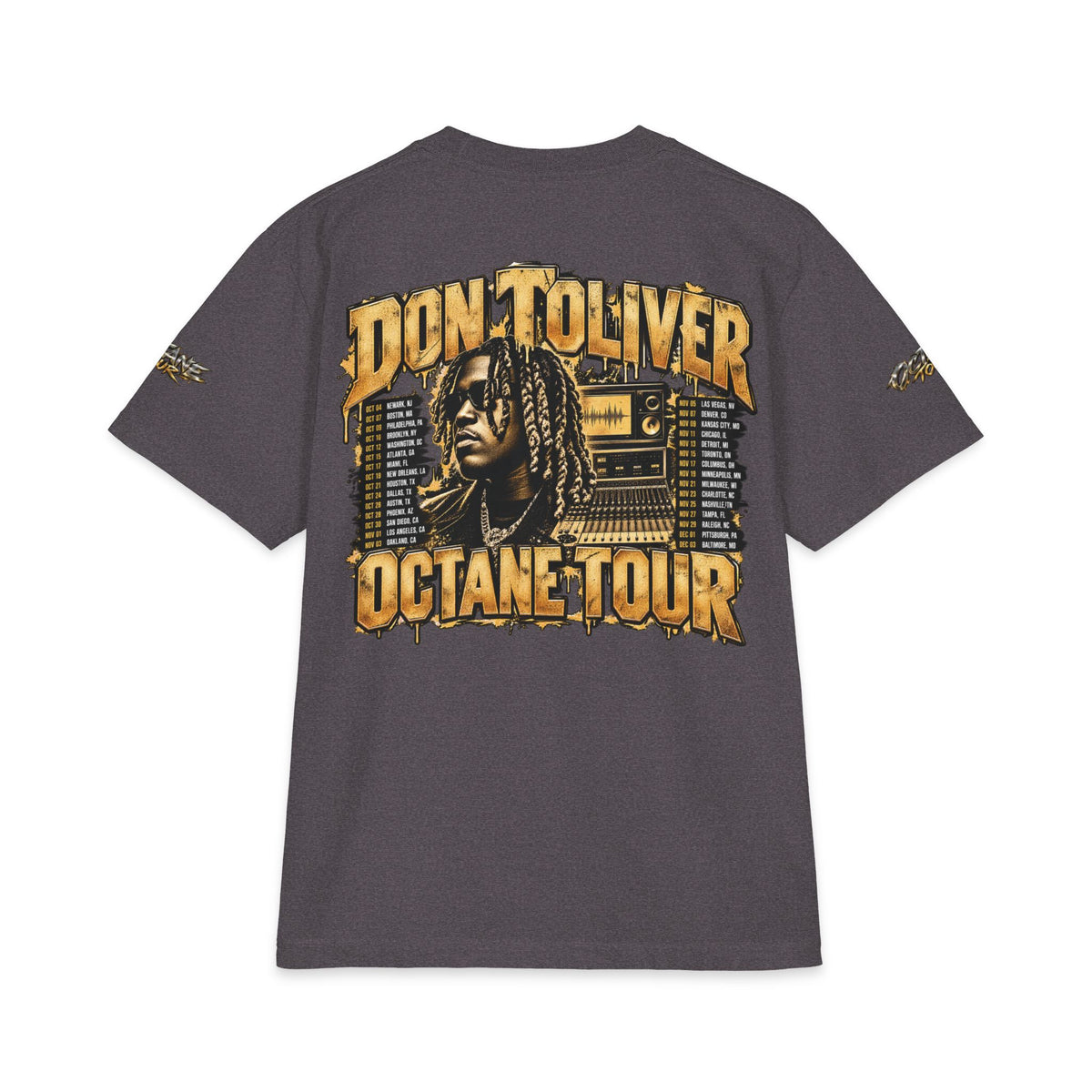 Don Toliver Octane Tour graphic tee | Rapper portrait concert shirt