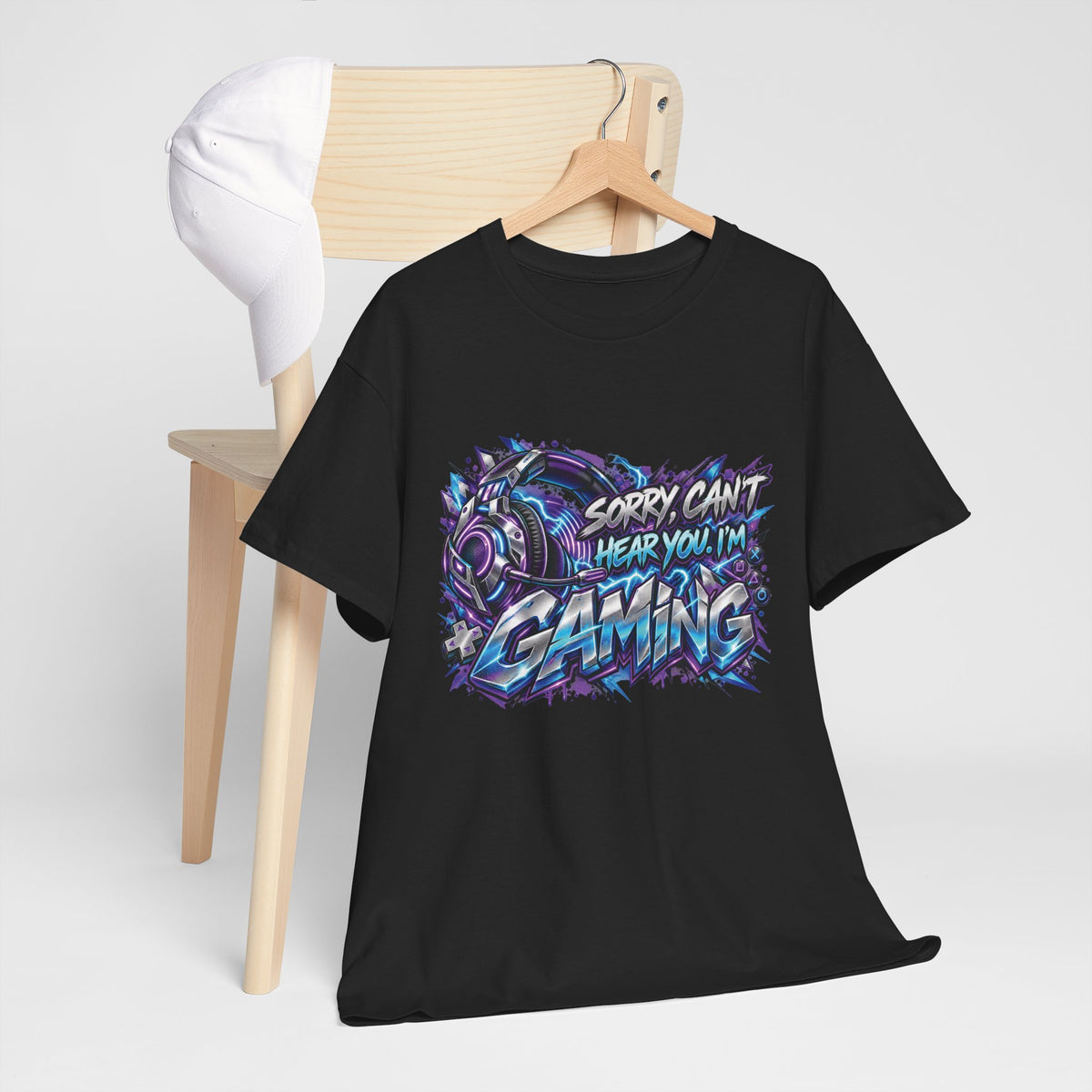 Gaming “Sorry, Can’t Hear You, I’m Gaming” Graphic T-Shirt