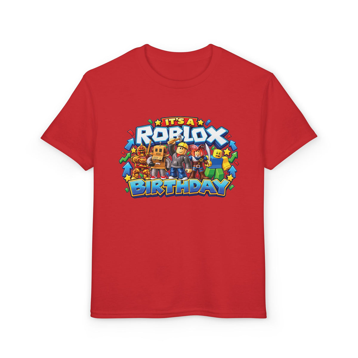 Roblox Birthday “Leveling Up to 5” Youth T-Shirt
