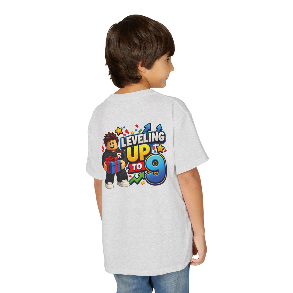 Roblox Birthday Leveling Up 9 Youth T-Shirt