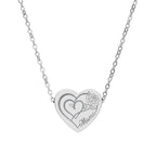 Engraved Heart Necklace – “Mom” Mother’s Day Gift