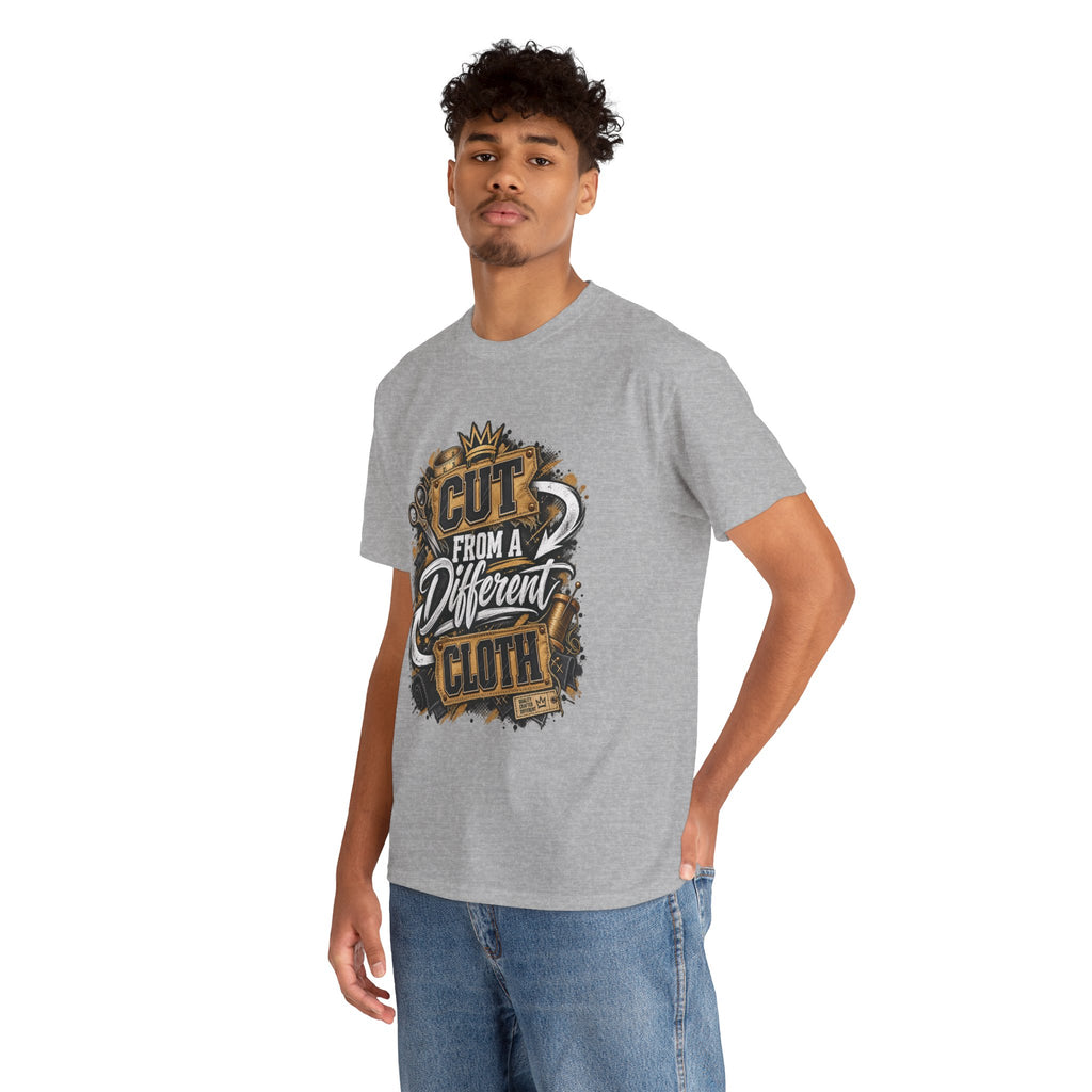 Cut From a Different Cloth T-Shirt | Typography Graphic Tee