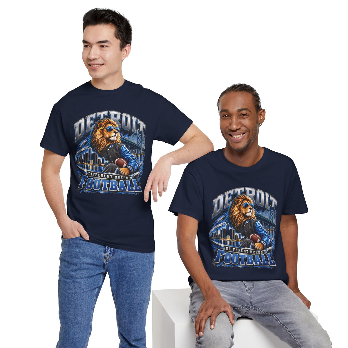 Detroit Lions Football Graphic T-Shirt