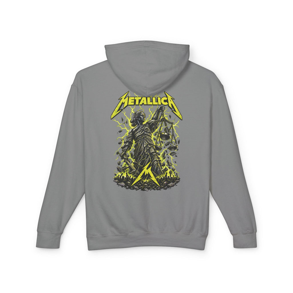 Metallica Skull & Broken Clock Hoodie | Band Logo Rock Music Sweatshirt