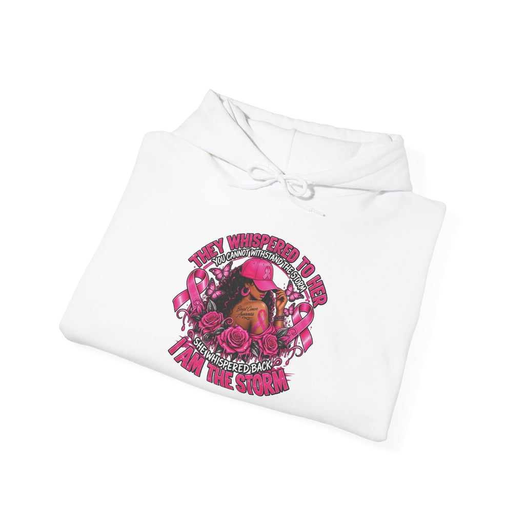 I am the storm, Breast cancer awareness hoodie.