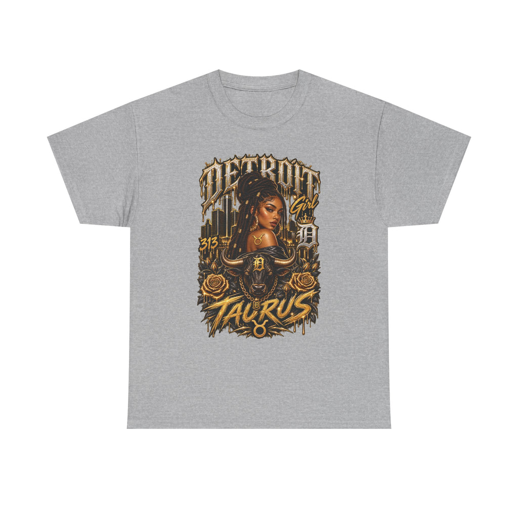 Detroit Taurus Graphic Tee | Zodiac City 313 Illustration