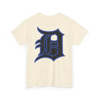 Detroit Basketball Lion Graphic Tee | Motor City D Old English Logo