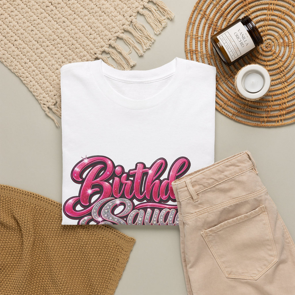 Birthday Squad Graphic T-Shirt