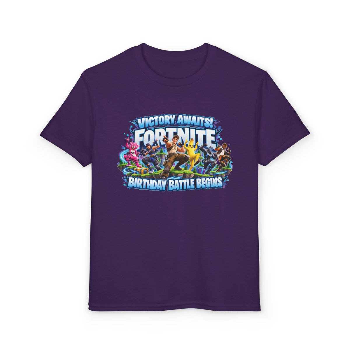 Fortnite Victory Awaits Birthday Battle Youth T-Shirt