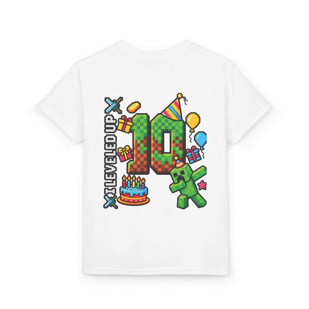 Minecraft-Inspired “Bruh, It’s My Birthday” Youth T-Shirt