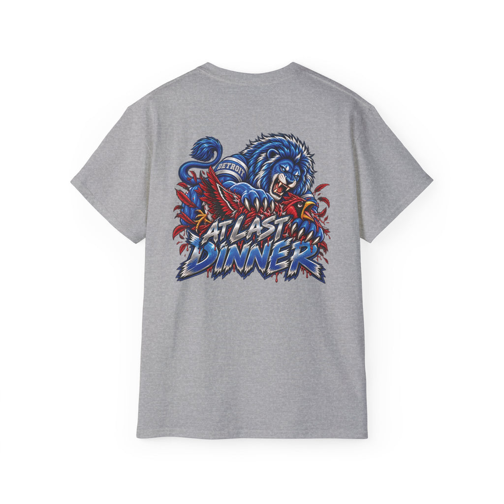 Detroit vs Arizona Rivalry Graphic Tee | Lions vs Cardinals Illustration, Bold Lettering