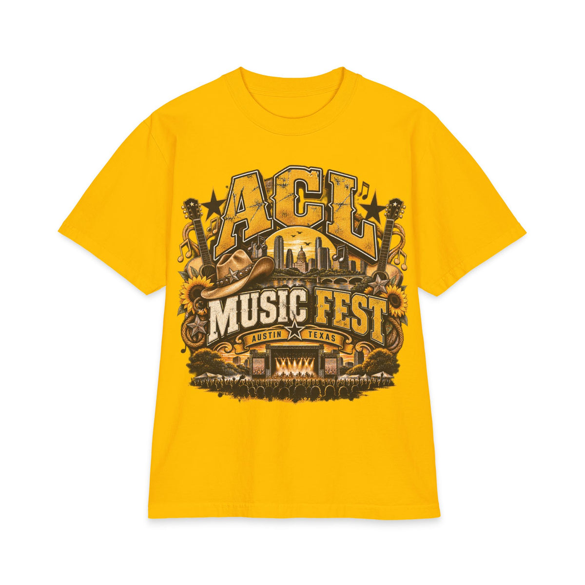 ACL Music Fest Graphic T-Shirt | Austin Festival Lineup Tee