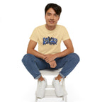 Graffiti 'Lover' Drip Design T-Shirt | Street Art Blue Black