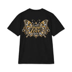 Dolly Floral Portrait T-Shirt | Butterfly 'Love Always' Back
