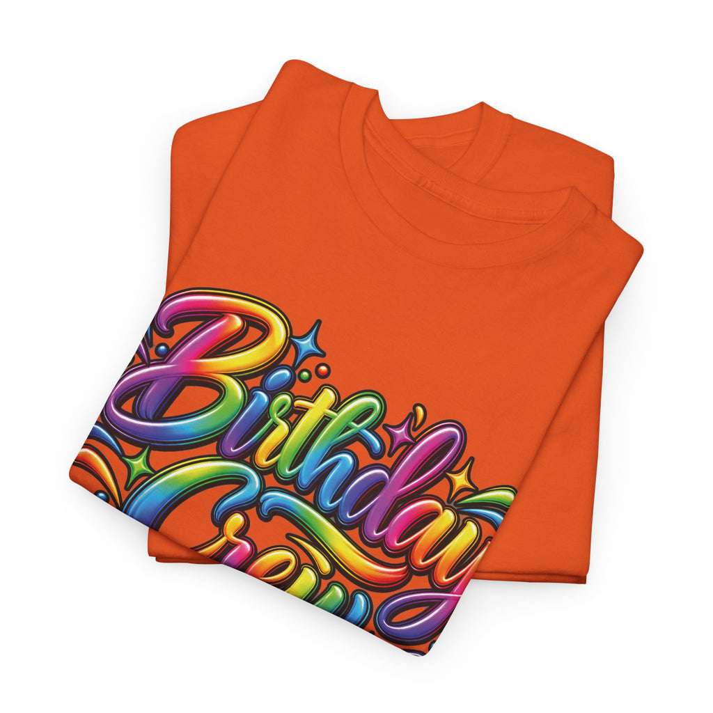 Birthday Crew Colorful Celebration T-Shirt