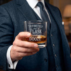 Definitely Not a Flask Full of Booze Whiskey Glass | Engraved 10.5oz