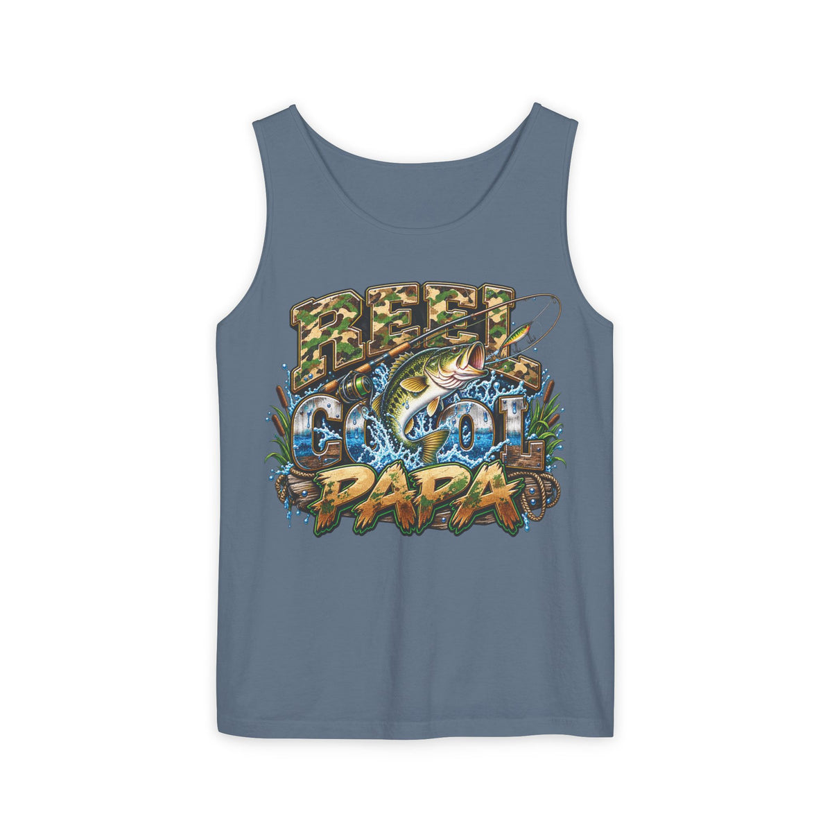 Big Fish Dad Tank Top | Fishing Graphic Tank