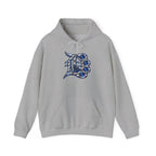 Detroit 313 Drip Skyline Hoodie | Graffiti Letter B Chest Design