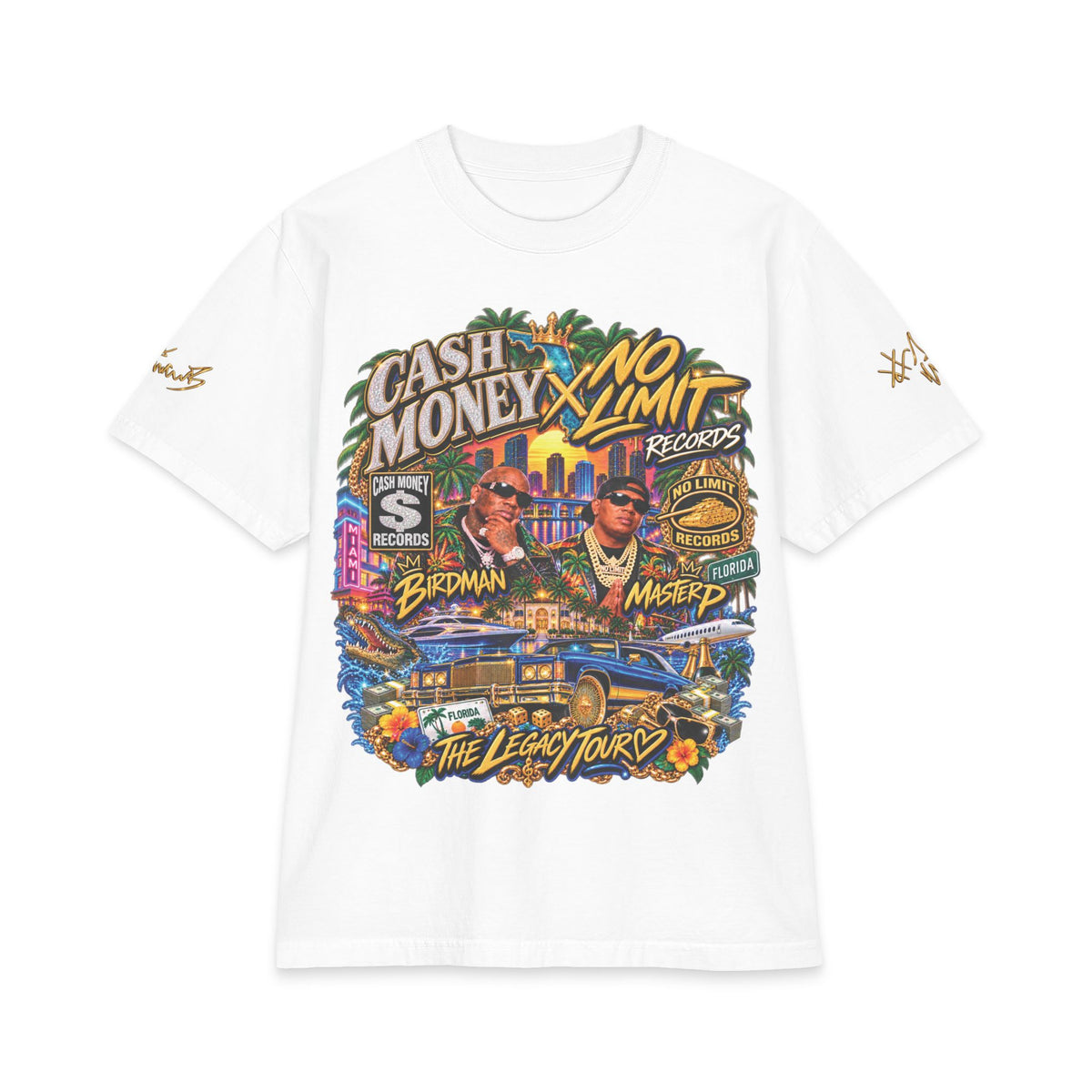 No Limit Cash Money Tour Shirt | Rap Crew Vintage Concert Tee
